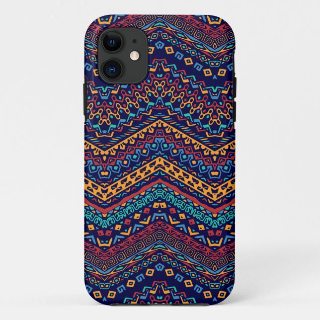 Ethnic Motifs Case-Mate iPhone Case (Back)