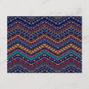 Ethnic Motifs Postcard