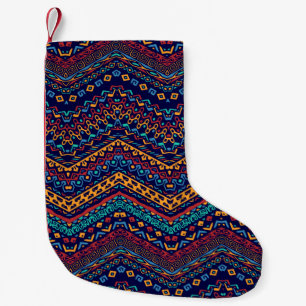 Ethnic Motifs Small Christmas Stocking