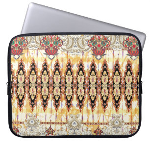 Ethnic Mughal: floral digital pattern Laptop Sleeve