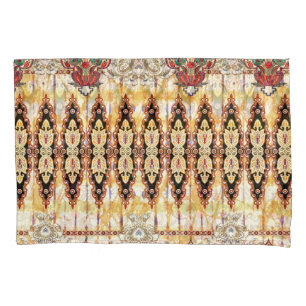Ethnic Mughal: floral digital pattern Pillowcase