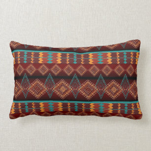 ethnic navajo southwestern  pattern lumbar cushion
