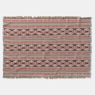 ethnic navajo southwestern pattern throw blanket