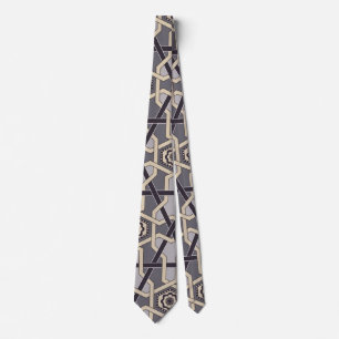 Ethnic Oriental Ornament  Embroidery decor Pattern Tie