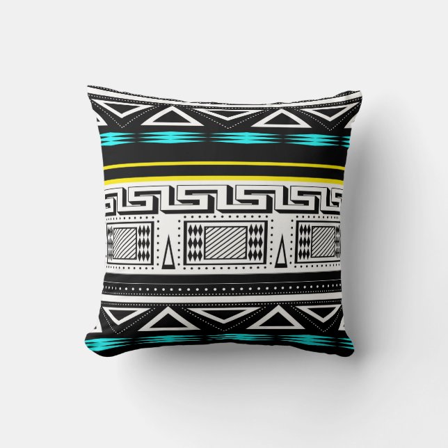 Ethnic ornament cushion (Front)