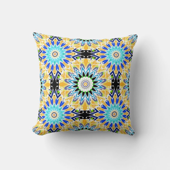 Ethnic ornament cushion (Front)