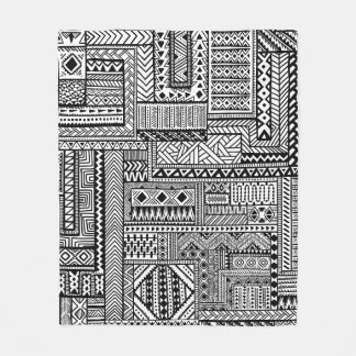 Ethnic Ornament Fleece Blanket