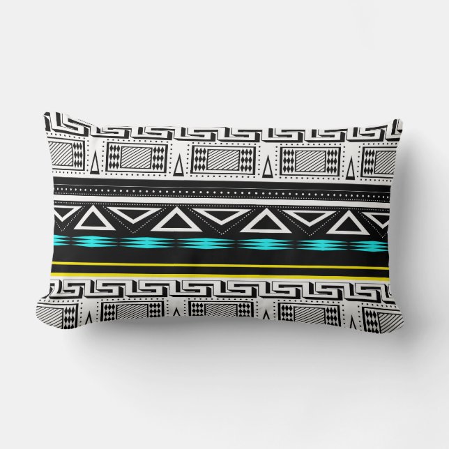Ethnic ornament lumbar cushion (Front)