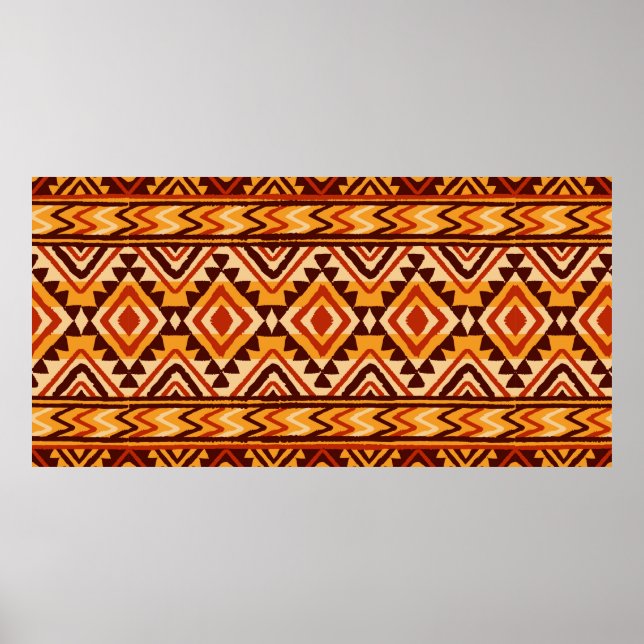 Ethnic ornament. Seamless Navajo pattern. Illustra Poster (Front)