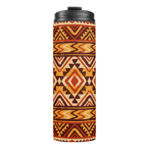 Ethnic ornament. Seamless Navajo pattern. Illustra Thermal Tumbler