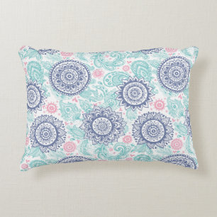 Ethnic Paisley Pattern Decorative Cushion