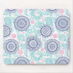 Ethnic Paisley Pattern Mouse Pad