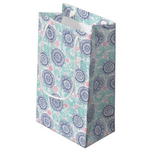 Ethnic Paisley Pattern Small Gift Bag