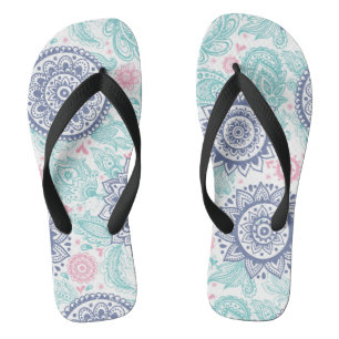 Ethnic Paisley Pattern Thongs