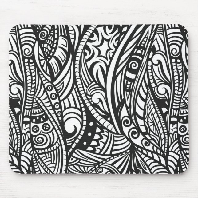 Ethnic pattern 3 mouse pad (Front)