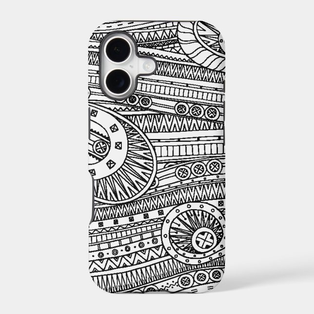 Ethnic Pattern Doodle (Back)