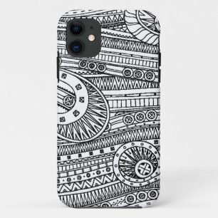 Ethnic Pattern Doodle iPhone 11 Case