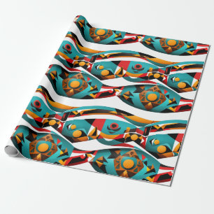 Ethnic Pattern, Ethnic design, Ethnic Wrapping Paper