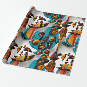 Ethnic Pattern, Ethnic design, Ethnic Wrapping Paper
