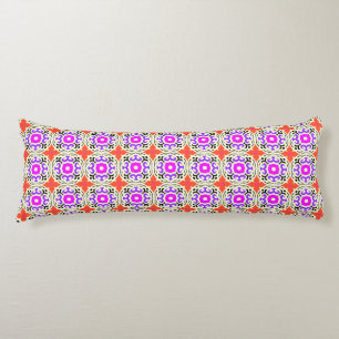 Ethnic Pattern with Moroccan Motifs Body Cushion