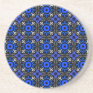 Ethnic Pattern with Turkish Motifs Coaster
