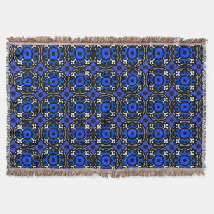 Ethnic Pattern with Turkish Motifs Throw Blanket
