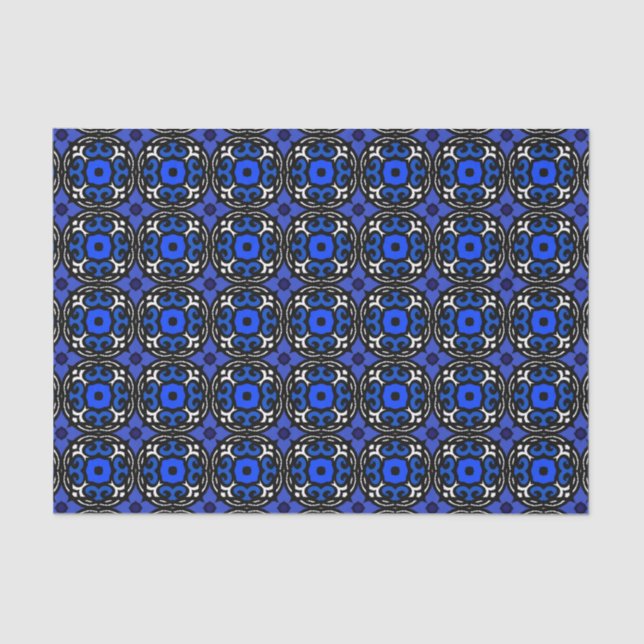 Ethnic Pattern with Turkish Motifs Tissue Paper (Front)