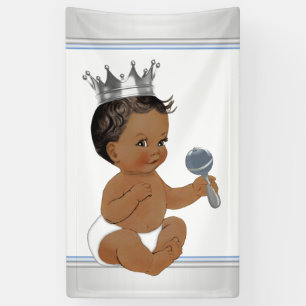 Ethnic Prince Baby Shower Banner