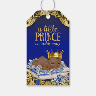 Ethnic Prince Baby Shower Gift Tags
