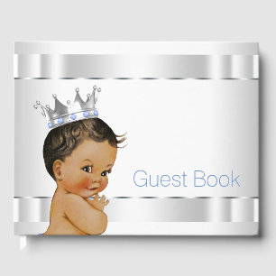 Ethnic Prince Baby Shower Guest Book