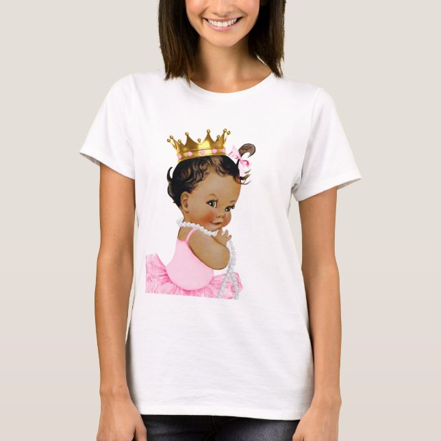 Ethnic Princess Ballerina Baby T-Shirt (Front)
