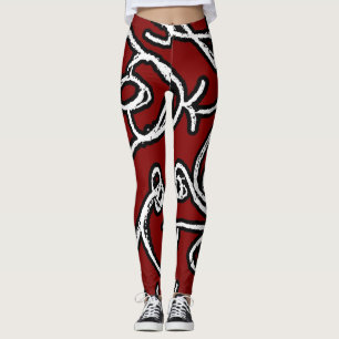 Ethnic Reminiscences Print Design Leggings