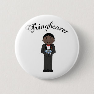 Ethnic Ringbearer Wedding Button