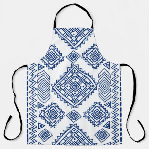 Ethnic seamless geometric pattern apron