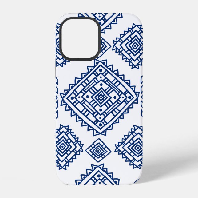 Ethnic seamless geometric pattern iPhone case (Back)