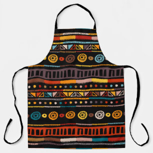 Ethnic seamless in native style. pattern with Amer Apron