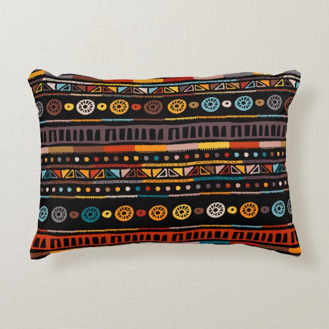 Ethnic seamless in native style. pattern with Amer Decorative Cushion (Front)