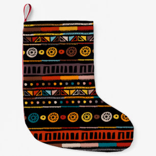 Ethnic seamless in native style. pattern with Amer Small Christmas Stocking