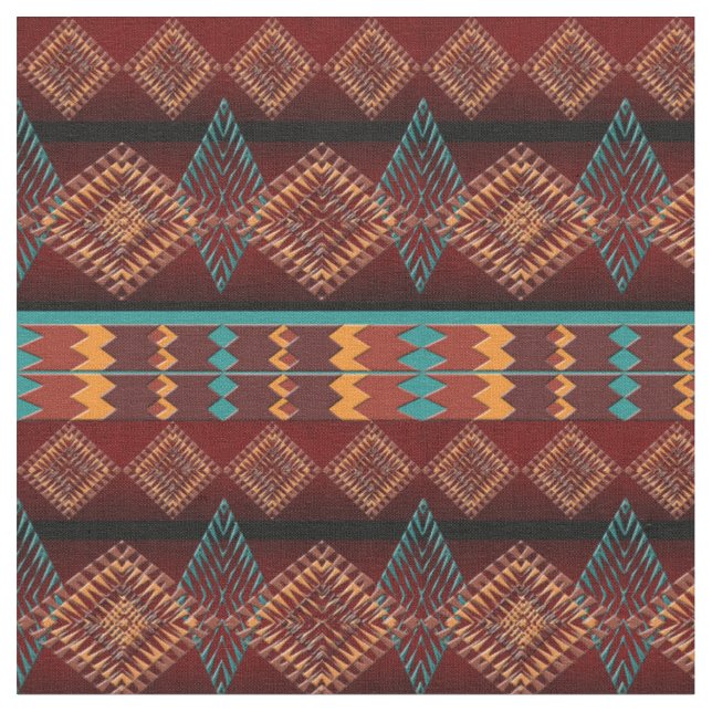 ethnic seamless pattern fabric (Close Up)