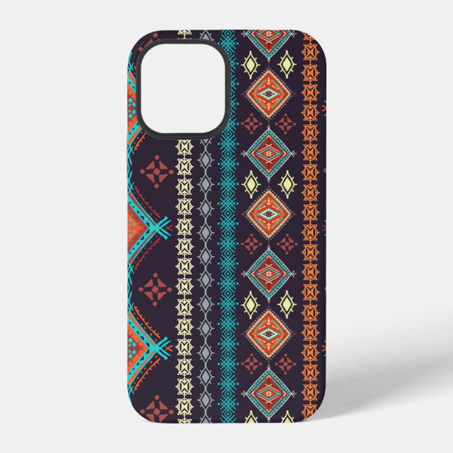 Ethnic seamless pattern iPhone case (Back)