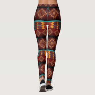 ethnic seamless pattern leggings