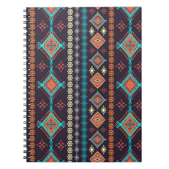 Ethnic seamless pattern notebook (Front)
