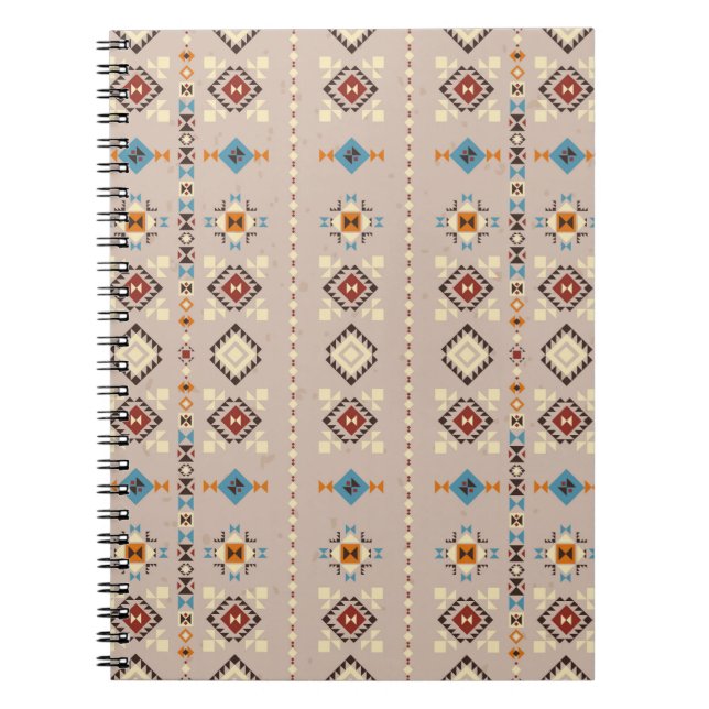 Ethnic seamless pattern notebook (Front)