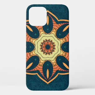 Ethnic seamless pattern with mandala. illustration iPhone 12 case