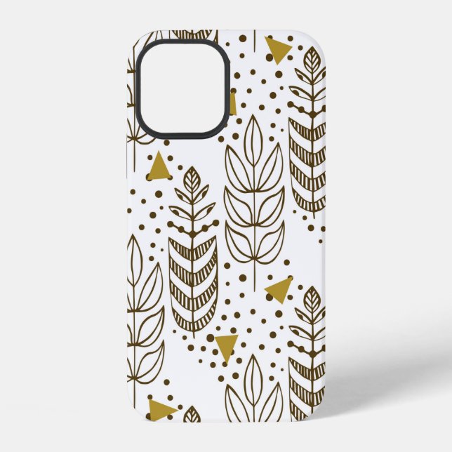 Ethnic seamless pattern with stylish trees. Endles iPhone Case (Back)