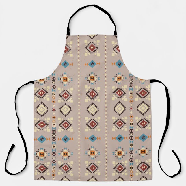Ethnic: seamless tribal pattern apron (Front)