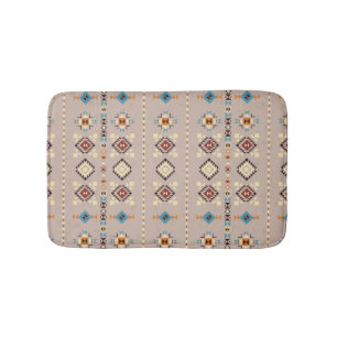 Ethnic: seamless tribal pattern bath mat