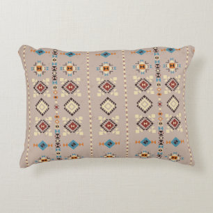 Ethnic: seamless tribal pattern decorative cushion