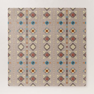 Ethnic: seamless tribal pattern jigsaw puzzle
