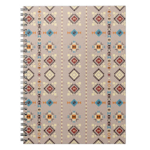 Ethnic: seamless tribal pattern notebook